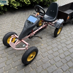 Gokart na pedały + przyczepka 