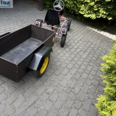 Gokart na pedały + przyczepka 
