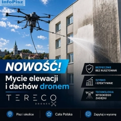 Mycie Elewacji i Dachów Dronem 
