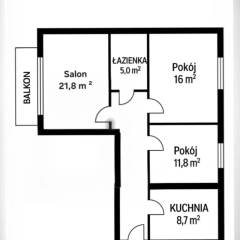 Sprzedam mieszkanie 78m2 pierwsze piętro ul. Warszawska