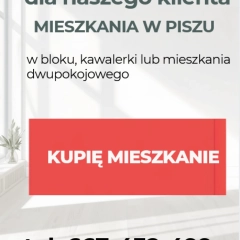 KUPIĘ MIESZKANIE W PISZU