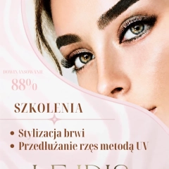 Szkolenia STYLIZACJA BRWI      PRZEDŁUŻANIE RZĘS METODĄ UV   - DO 90% DOFINANSOWANIA