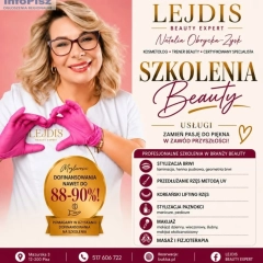 Szkolenia STYLIZACJA BRWI      PRZEDŁUŻANIE RZĘS METODĄ UV   - DO 90% DOFINANSOWANIA