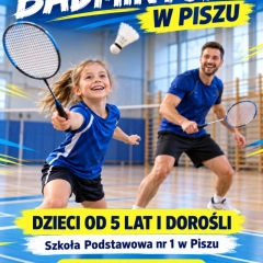 🏸 RUSZA NABÓR DO SEKCJI BADMINTONA W PISZU! 🏸