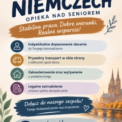 Praca w Niemczech – opieka nad seniorem z pełnym wsparciem