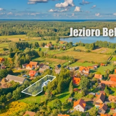 Dom w Wygrynach na dużej, zielonej działce – blisko jeziora Bełdany