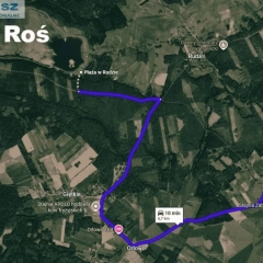 6 km do Jeziora Roś, Zabielne-działka 3 700 m², warunki zabudowy