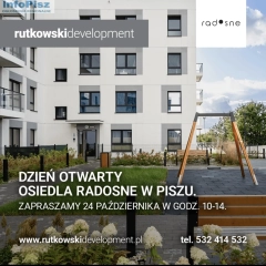 Dzień Otwarty Osiedla Radosne.  Zobacz gotowe mieszkania i zgarnij bon na sprzęt!