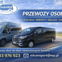  Przejazdy busem do Niemiec, Holandii, Belgii. Przeprowadzki międzynarodowe.