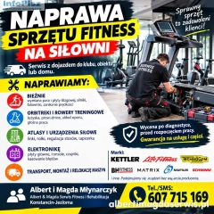Serwis Siłowni Pisz SPRZĘTU FITNESS i REHABILITACYJNEGO SERWIS MOBILNY - DOJAZD DO KLIENTA