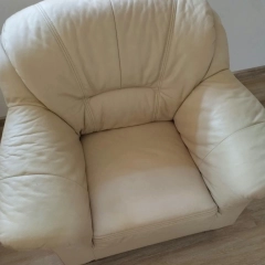 Dwa  skórzane fotele-odbiór Szczuczyn