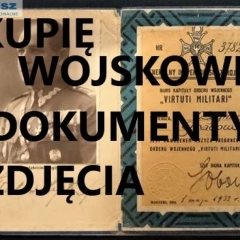 KUPIĘ WOJSKOWE STARE DOKUMENTY,ZDJĘCIA,LEGITYMACJE,DYPLOMY,MILITARIA KONTAKT 694972047