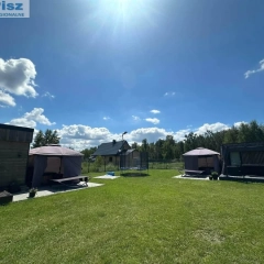 Szczechy Małe-dwa całoroczne domki z jacuzzi i udziałem w plaży nad jeziorem Roś