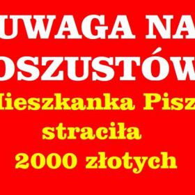 Uwaga na oszustów !