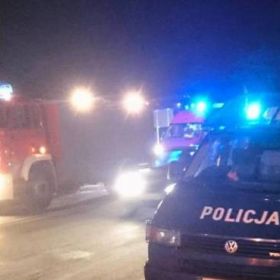 Jedna osoba zginęła, a druga została ranna w pożarze pustostanu w centrum Pisza