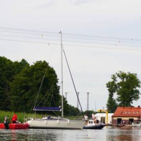  Dziś zamknięty dla ruchu wodnego odcinek rzeki Pisy między jeziorem Roś, a mostem 