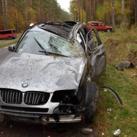 Wypadek na trasie Pisz- Turośl 