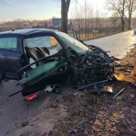 Dwa wypadki drogowe i cztery osoby ranne