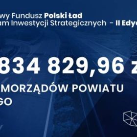 Niemal 50 milionów złotych na nowe inwestycje dla powiatu piskiego z Rządowego Funduszu Polski Ład!